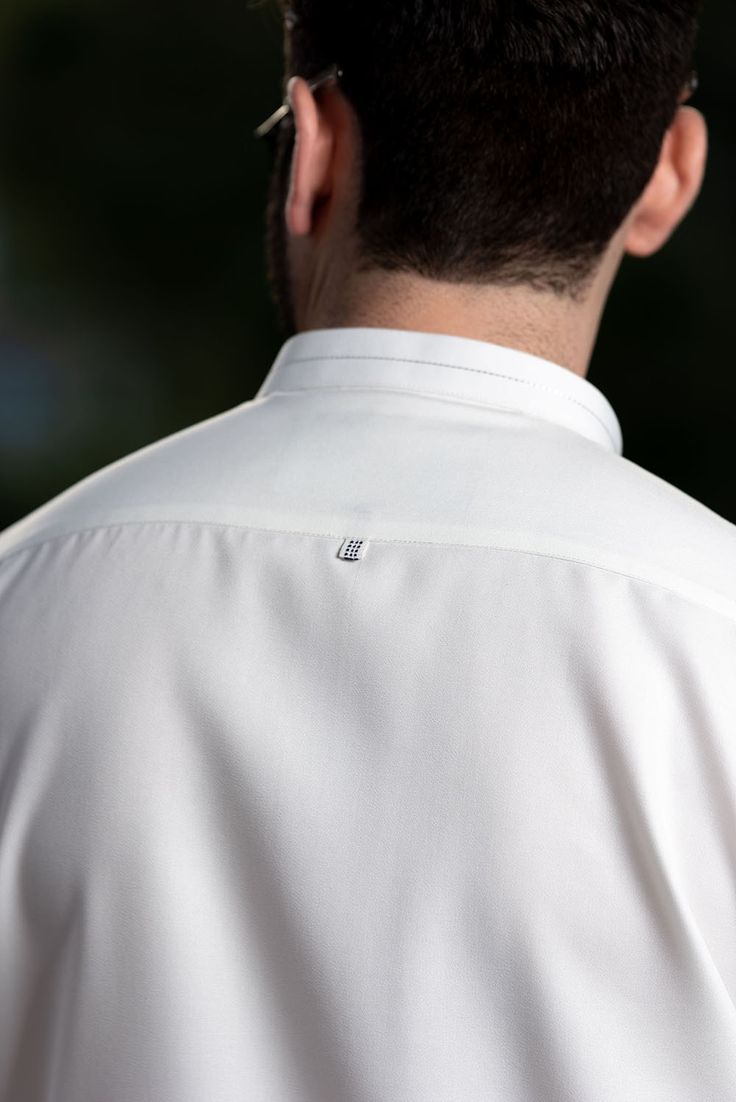 Premium Pure White Boski Fabric for Men